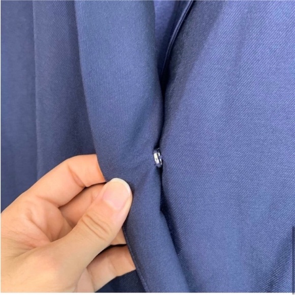 Vince long sleeve wrap dress in navy NWT - Picture 8 of 13